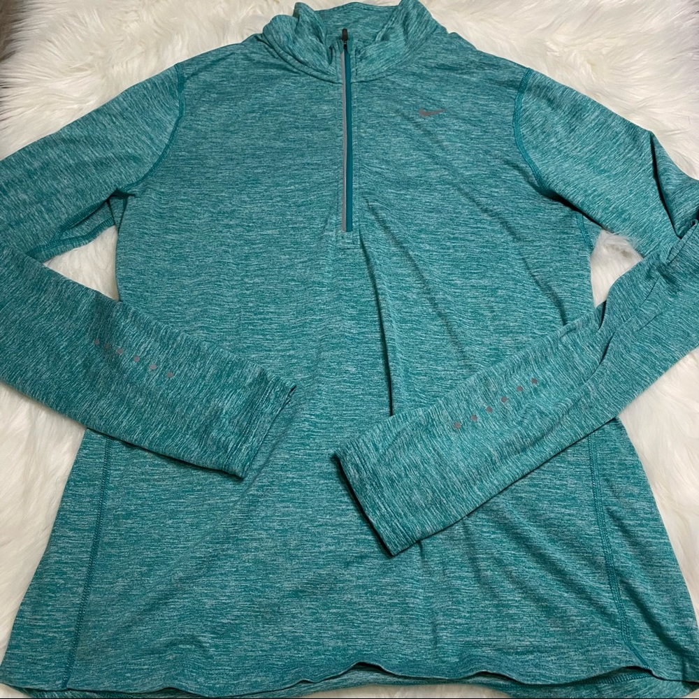 NIKE quarter zip pull on sweater